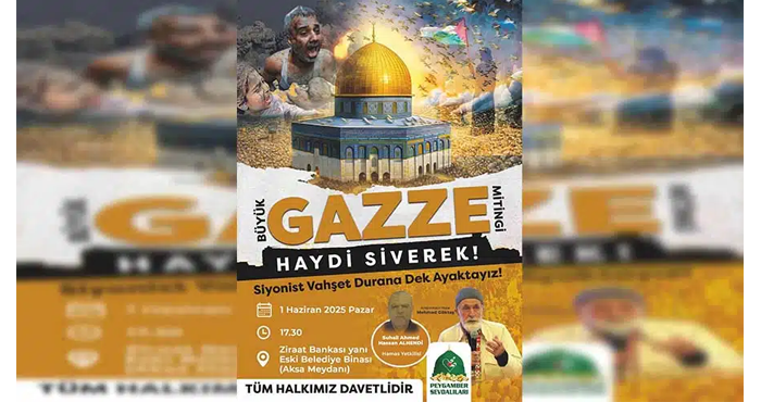 Siverekli çocuklar ve STK temsilcilerinden ‘Büyük Gazze Mitingi’ne’ çağrı